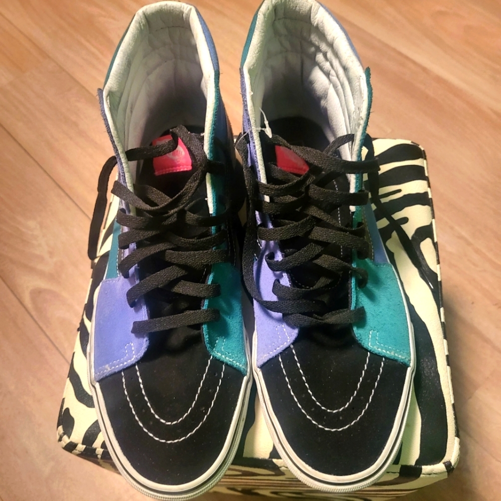 Vans Sk8-hi mix & match cadmium Yellow /Tidepool Sneakers